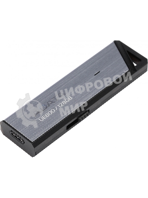 Флешка USB ADATA UE800 (AELI-UE800-128G-CSG), 128Gb, Type-C USB 3.2, R/W 1000/550, серебристый