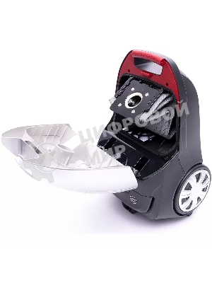 Пылесос Sharp ECJB19RS серебристый, 350/1900 Вт, уборка сухая, пылесборник мешок 2.3 л