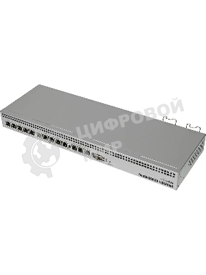 Маршрутизатор MikroTik RB1100AHx4 with Annapurna Alpine AL21400 Cortex A15 CPU (4-cores, 1.4GHz per core), 1Gb RAM, 13xGbit LAN, RouterOS L6, 1U rackmount case, Dual PSU