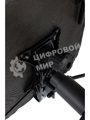 Кресло Бюрократ CH-868N-BF черный, экокожа, подставка для ног