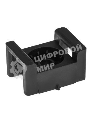 Площадка под стяжку Rexant для прямого монтажа 22x16 мм, черная (100 шт/уп)