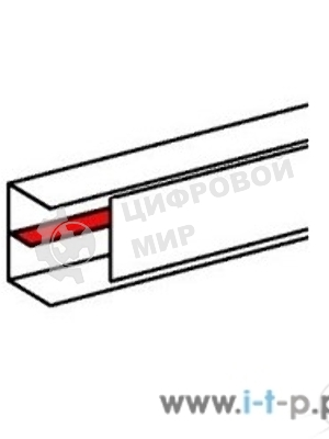 Перегородка разделительная Legrand 010582 для кабель-каналов 105х35мм, 80х50мм, 105х50мм, 150х50мм