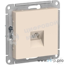 Механизм розетки компьютерной AtlasDesign RJ45 беж. SchE ATN000283