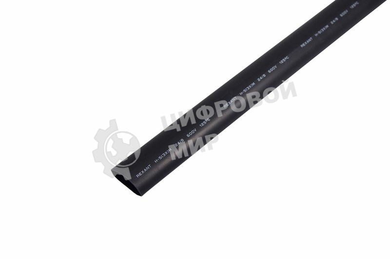 Трубка термоусадочная Rexant 26-0024 тонкостен. 24.0/8.0 с клеем (3:1) 1м черный