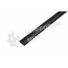 Трубка термоусадочная Rexant 26-0024 тонкостен. 24.0/8.0 с клеем (3:1) 1м черный