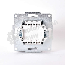 Механизм выключателя 1-кл. 1п СП Karina 10А IP20 черный бархат LEZARD 707-4288-100