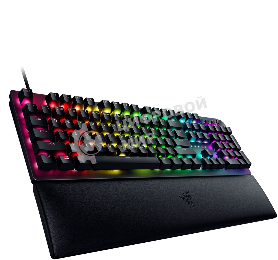 Клавиатура проводная игровая Razer Huntsman V2 (Purple Switch) - Russian Layout Gaming Keyboard