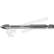 Сверло по плитке STAYER PROFI 2985-06_z01 с 4-мя режущими лезвиями d6мм