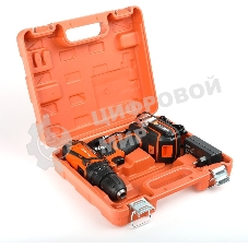 Дрель-шуруповерт Patriot BR 183UES, 18 В, 2 Ач, 29 Нм, щеточный