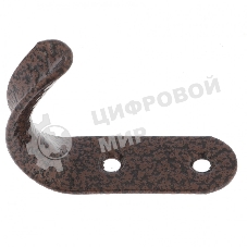 Крючок-вешалка №7, антик медь, 10 шт. (Металлист) Россия