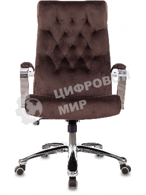 Кресло Бюрократ T-9928SL Fabric Italia 6 коричневый, ткань