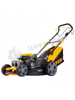 Газонокосилка бензиновая GLD-520SP, 196 куб.см., шир. 52 см,привод,7 уров.,травосб. 60 л Denzel