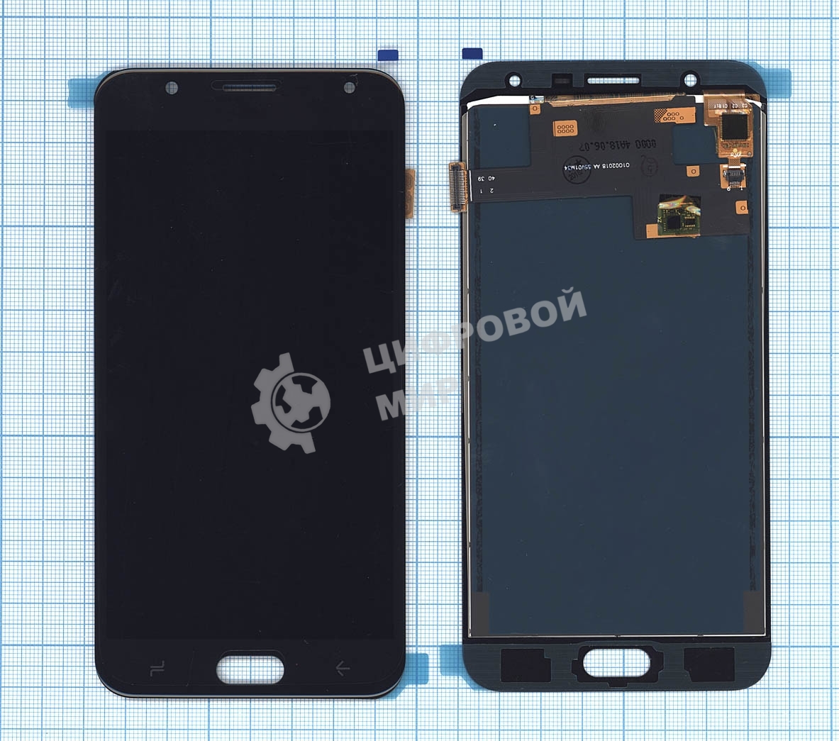 Дисплей для Samsung Galaxy J7 DUO (2018) в сборе с тачскрином SM-J720 (TFT) черный