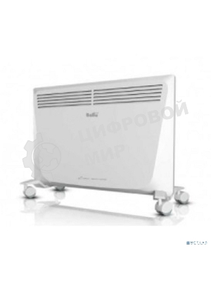 Конвектор электрический Ballu Enzo BEC/EZER-1500 белый, 1500 Вт, 20 м2, термостат, дисплей