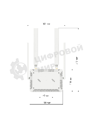 Роутер беспроводной Keenetic Runner 4G (KN-2212) с модемом 4G, Mesh Wi-Fi N300 и 4-портовым Smart-коммутатором