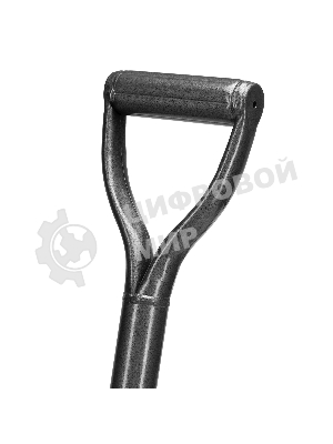 Лопата штыковая Сибртех 210х290х1150 мм, цельнометаллическая, с зубьями