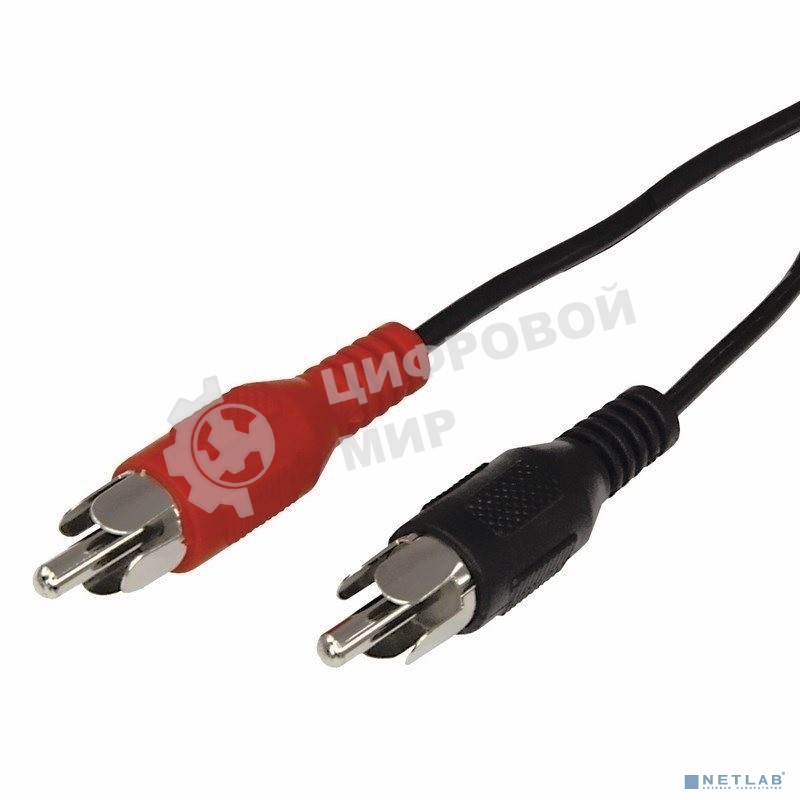 Шнур Rexant 2x2 RCA 5М