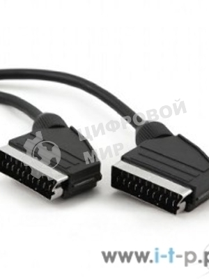 Кабель аудио/видео Gembird CCV-518, SCART/SCART, 21pin, 3м