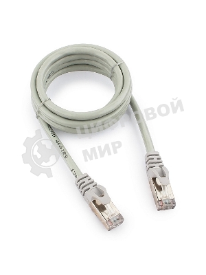 Патч-корд FTP Cablexpert cat.6, 1.5м, литой, многожильный, серый