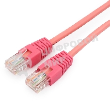 Патч-корд UTP Cablexpert cat.5e, 3м, литой, многожильный, розовый
