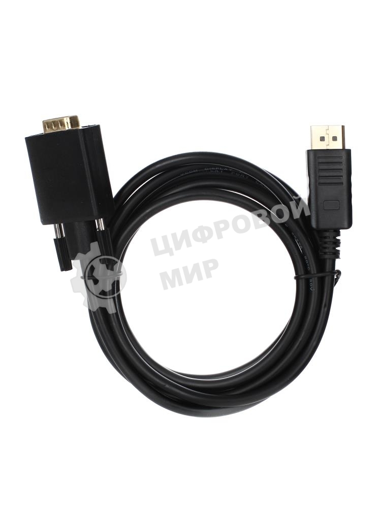 Кабель-переходник VCOM DisplayPort --> VGA_M/M 1,8 м CG607-1.8M
