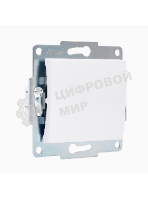 Механизм выключателя 1-кл. 1п СП Karina 10А IP20 белый LEZARD 707-0288-100