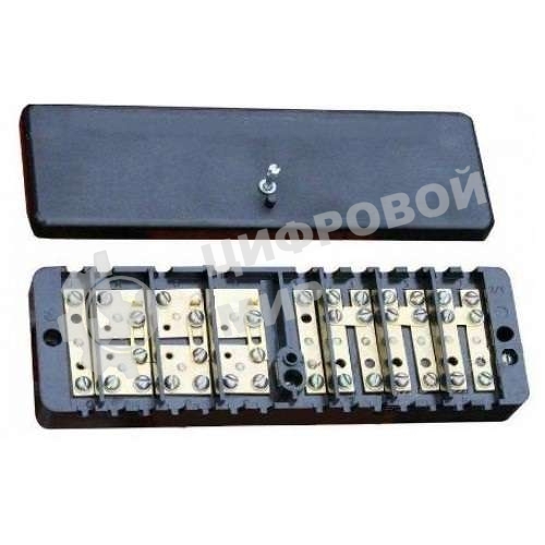 Коробка испытательная перех. (68х220х33) латунь Электродеталь КИП.Л