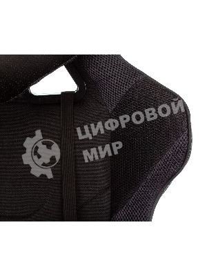 Кресло Бюрократ VIKING 4 AERO BLACK EDITION черный, экокожа, 120 кг, механизм качания