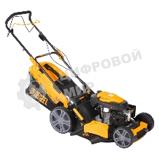 Газонокосилка бензиновая GLD-520SP, 196 куб.см., шир. 52 см,привод,7 уров.,травосб. 60 л Denzel