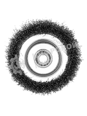 Щетка для УШМ Сибртех 125 мм М14, чашка, витая проволока 0,3 мм