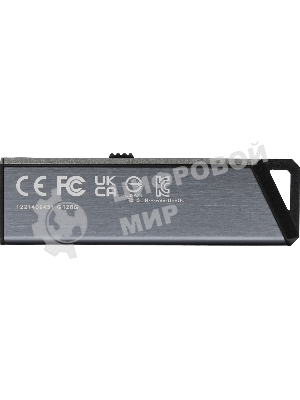 Флешка USB ADATA UE800 (AELI-UE800-128G-CSG), 128Gb, Type-C USB 3.2, R/W 1000/550, серебристый