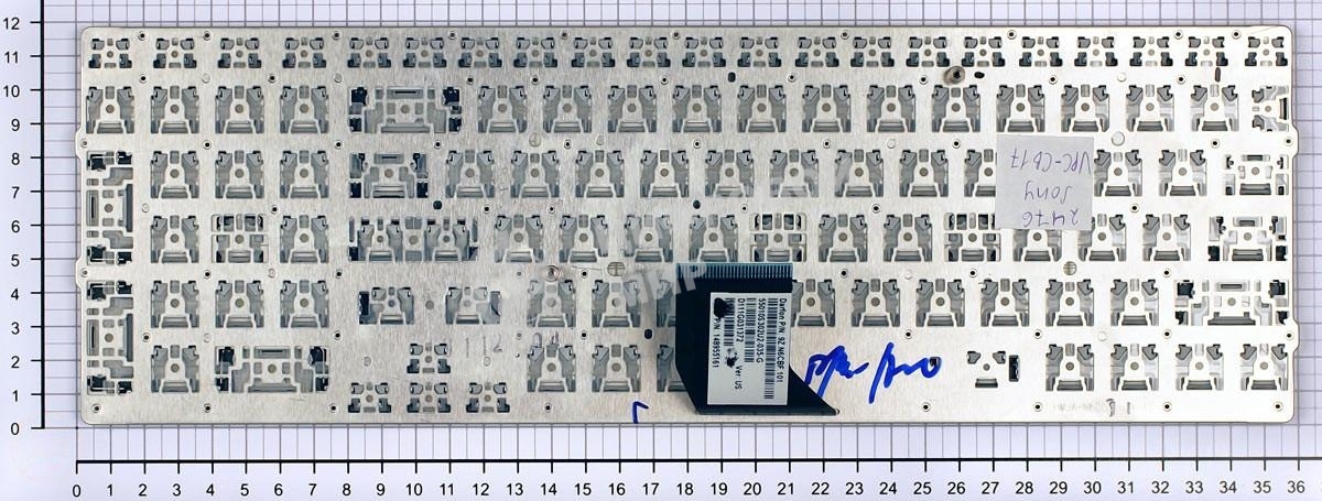 Клавиатура для ноутбука Sony Vaio VPC-CB VPC-CB17 серебристая