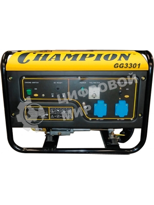 Электрогенератор бензиновый Champion GG3301, 3.1 кВт, 96 дБ, 46 кг