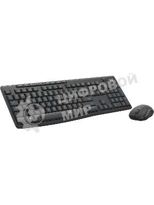 Комплект клавиатура+мышь Logitech MK295 беспроводной, USB, чёрный