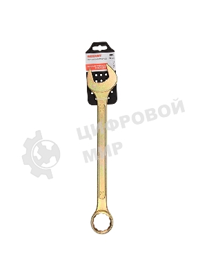 Ключ комбинированный Rexant 30 мм, желтый цинк