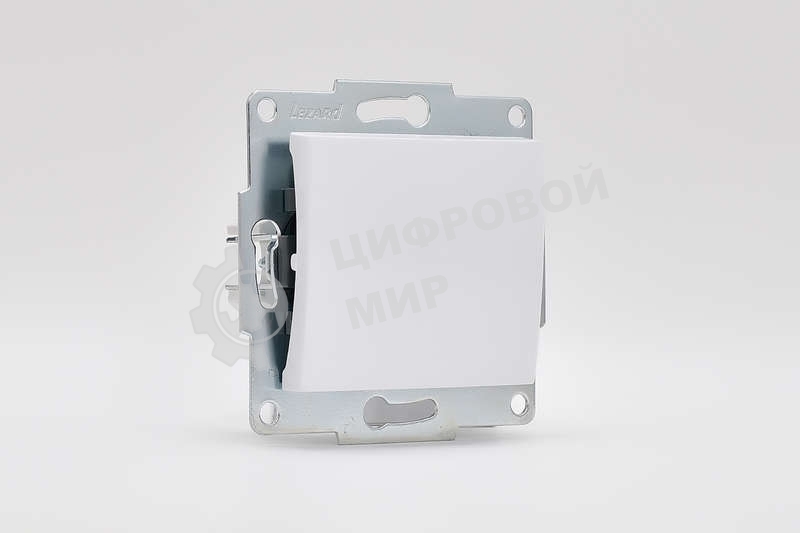 Механизм выключателя 1-кл. 1п СП Karina 10А IP20 белый LEZARD 707-0288-100