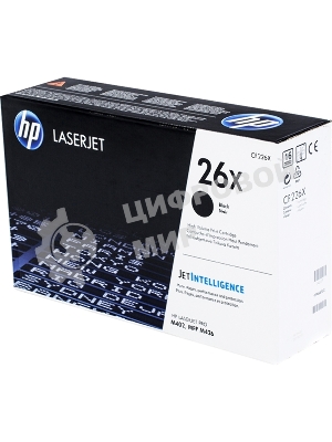 Тонер Картридж HP 26X CF226X черный для HP LJ Pro M402/M426 (9000стр.)