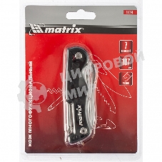 Нож многофункциональный Matrix, 7 функций, в чехле, 107 мм