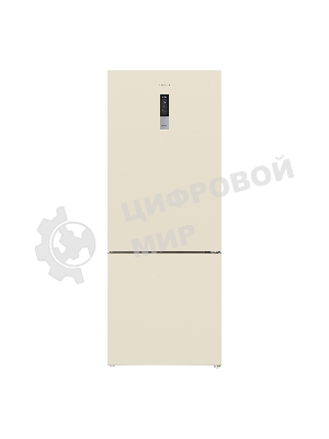 Холодильник Maunfeld MFF1857NFBG бежевый инвертер двухкамерный 336/117л морозилка снизу
