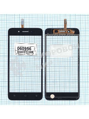 Сенсорное стекло (тачскрин) для Vivo Y53 (Y53i), черное