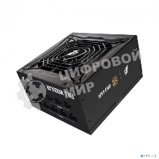 Блок питания 1STPLAYER PS-850SP, 800Вт, 80 PLUS Gold, 140мм, модульный, черный