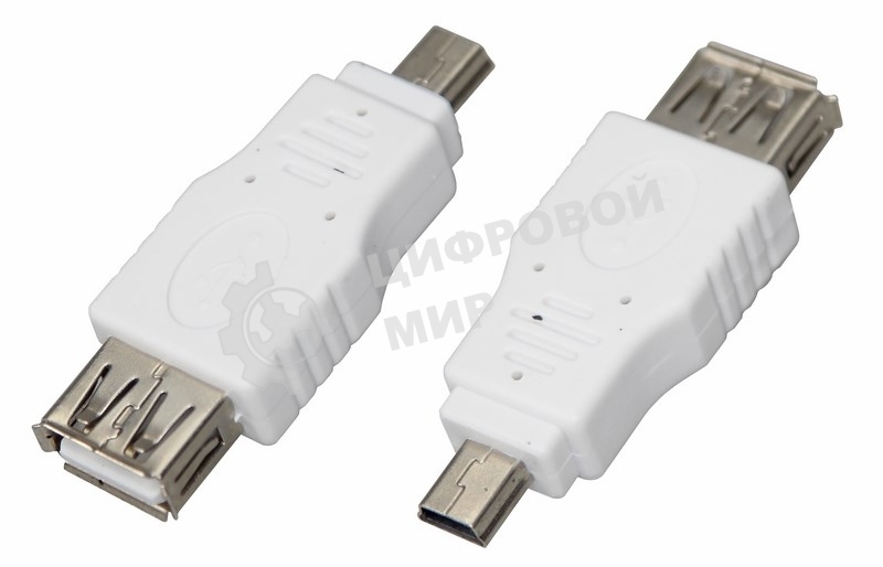 Переходник гнездо USB-A (Female)-штекер miniUSB (Male) Rexant