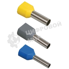 Наконечник-гильза изол. НГИ2 2.5-10 фиол. (уп. 100 шт) IEK UTE10-D3-2-100