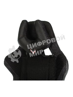 Кресло Бюрократ VIKING 4 AERO BLACK EDITION черный, экокожа, 120 кг, механизм качания