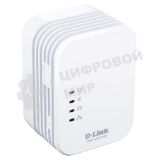 Беспроводной PowerLine-адаптер D-Link DHP-W310AV N300 с поддержкой HomePlug AV