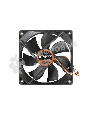 Вентилятор для корпуса ExeGate ExtraPower EP12025H3P черный, 120 мм, 1800 об/мин, 28 дБ, 3 pin