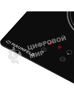 Индукционная варочная панель Maunfeld AVI292BK, конфорок: 2 шт., стеклокерамика, независимая, черный