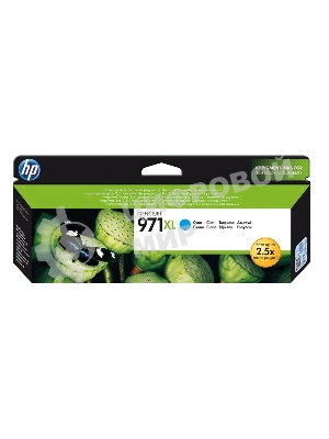 Картридж струйный HP №971XL CN626AE голубой для HP OJ Pro X476dw/X576dw/X451dw/X551dw (6600 стр.)