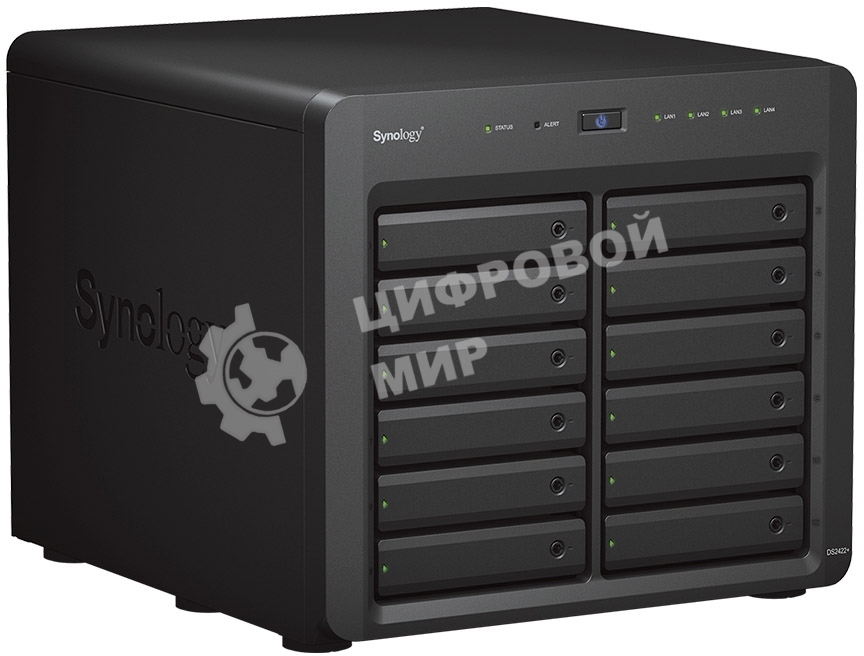 Модуль расширения Synology Expansion Unit for DS3622xs+,DS2422+/upto 12hot plug HDDs SATA(3,5' or 2,5')/1xPS incl Infiniband Cbl''