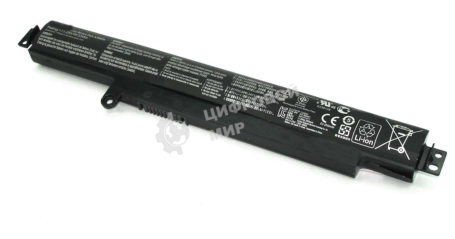 Аккумуляторная батарея для ноутбука Asus VivoBook F102BA X102BA33Wh черный Orig